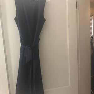 bishop + young Navy Midi Dress